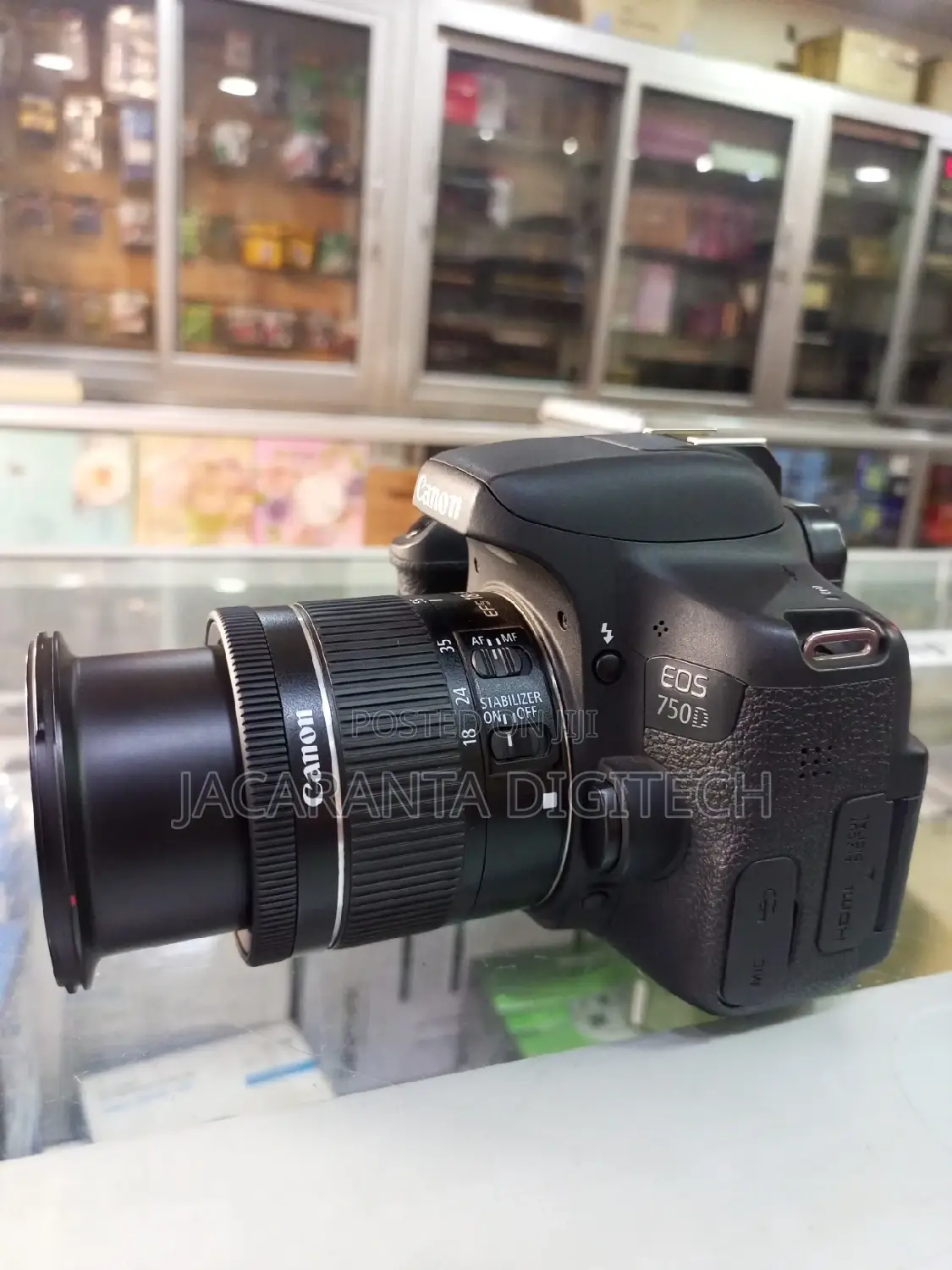 Canon Eos 750d DSLR Camera With 18-55mm Iii STM Lens