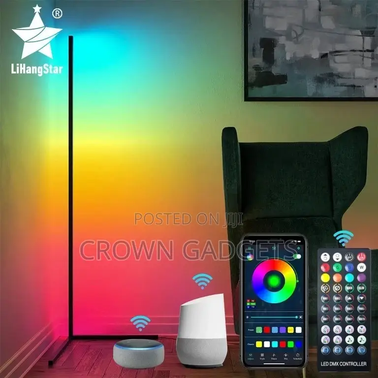 Modern LED Corner Floor Lamp
