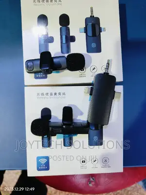 Dual Camera Wireless Lapel Microphone
