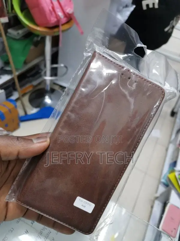 Flip Cover Oppo A38 4G | Leather Finish | Shock Proof | Mag