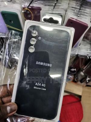 Samsung Galaxy A24 4G Silicone Back Case Black - thumbnail 2