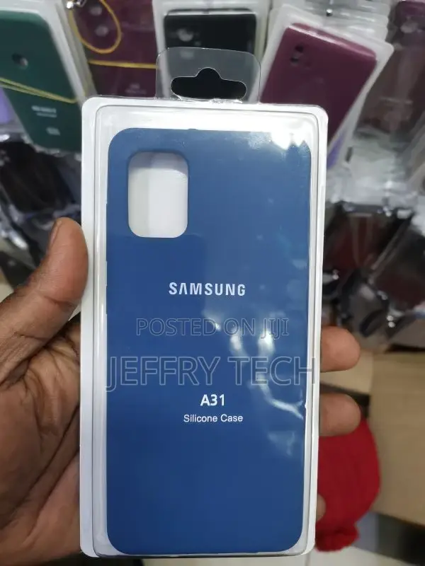 Blue Candy Silicone Case for Samsung A31