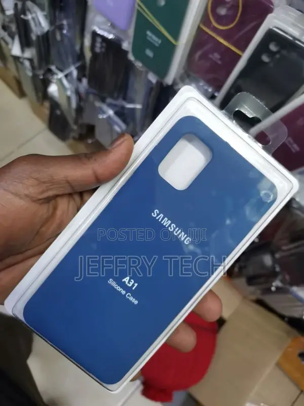 Blue Candy Silicone Case for Samsung A31