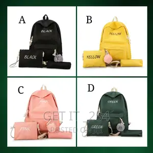  *3in1 Fashion School Bagslunch Bag
Pencil Case