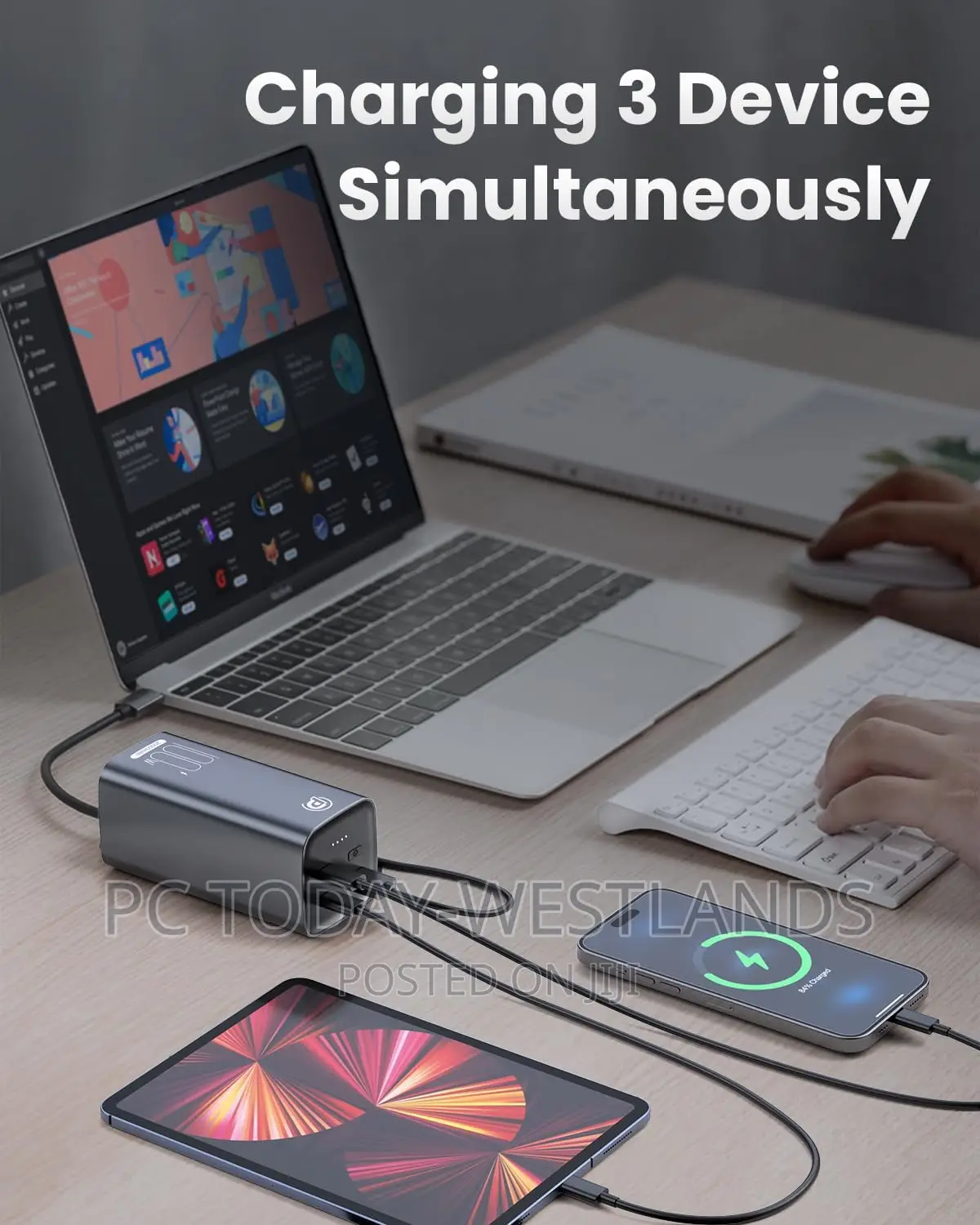 POWERΛDD PRO 20000mah Portable Charger,100W