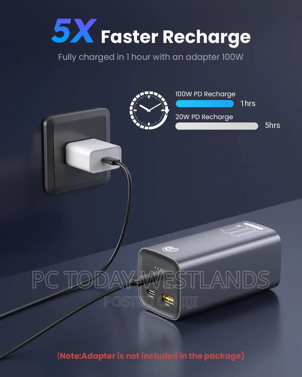 POWERΛDD PRO 20000mah Portable Charger,100W