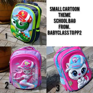 Cartoon Themed Kids School Bags