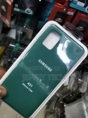 Dark Green Silicone Case for Samsung A51