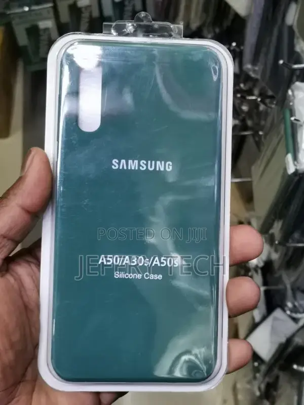 Liquid Silicone Green Case for Samsung A50 A50s - Minimali