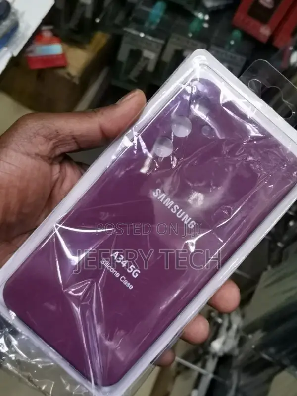 Silicon Cover Case Samsung Galaxy A34, Burgundy