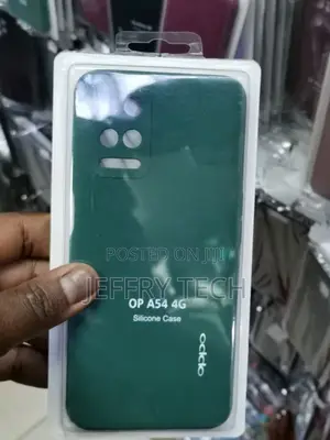 Dark Green Spazy Silicone Case for Oppo A54 4g