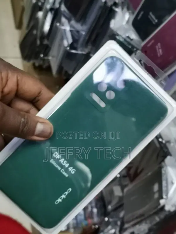 Dark Green Spazy Silicone Case for Oppo A54 4g