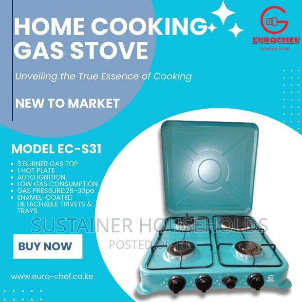 Eurochef 3+1 Table Top Burner - main view