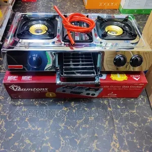 *Ramtons 2burner With Grill and Pipe RG504