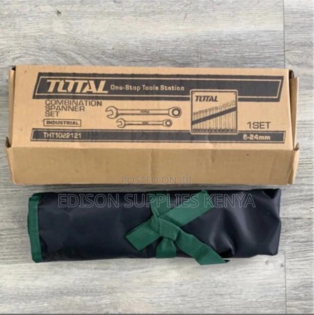 Spanners Total Combination Spanners Set 12pcs CRV Heavy Duty - thumbnail 2