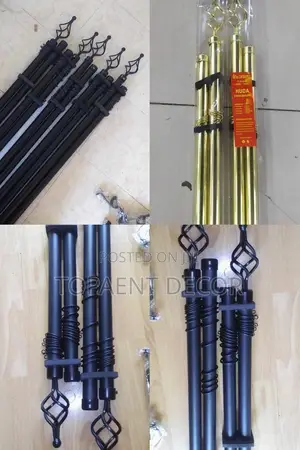 2 Metres Double Curtain Rods 2 Metres Double Curtain Rods