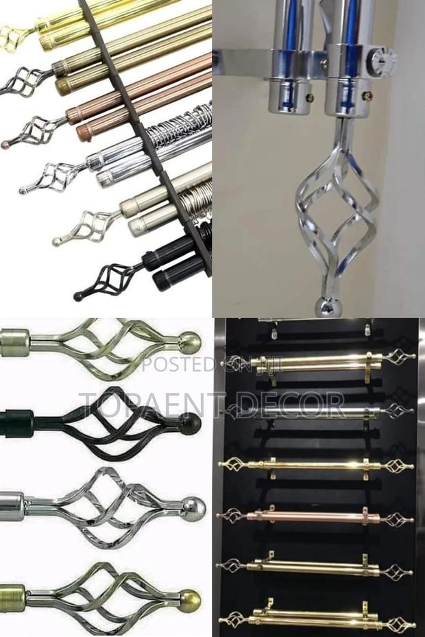 2M Single Curtain Rods 2M Single Curtain Rods - main view