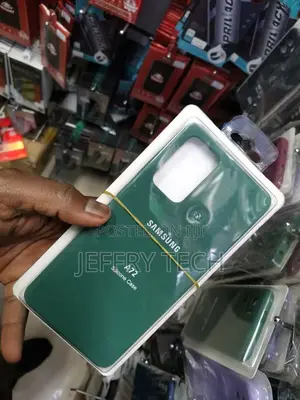 Samsung Galaxy A72 Square Silicone Case - Green