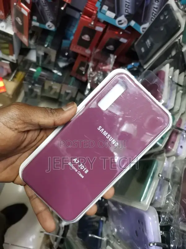 Samsung Galaxy A7 (2018) Black Soft Silicone Phone Case