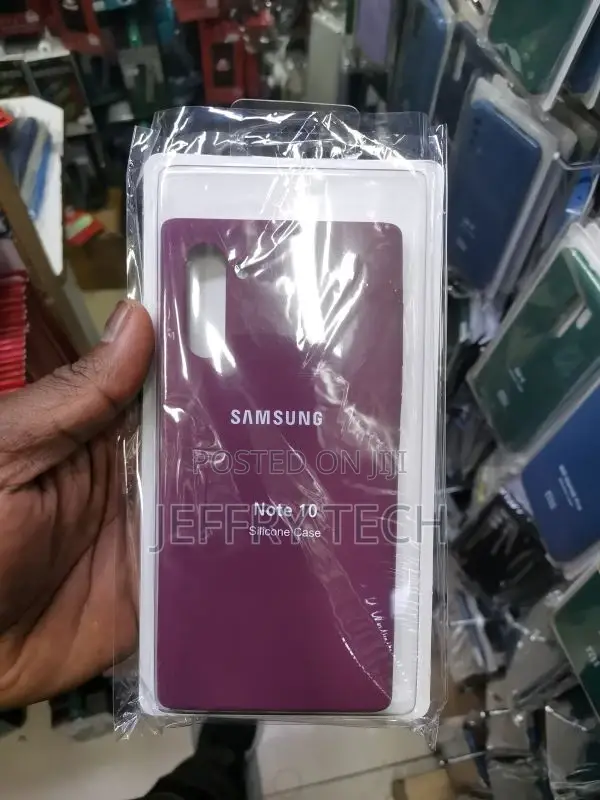 Samsung Galaxy Note 10 Silicone Case Maroon