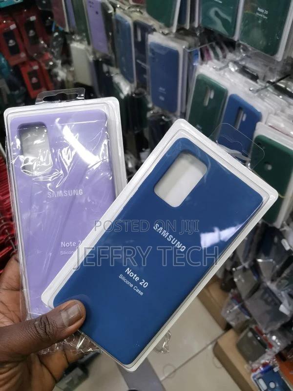 Samsung Galaxy Note 20 Soft Silicone Case - Midnight Blue - main view