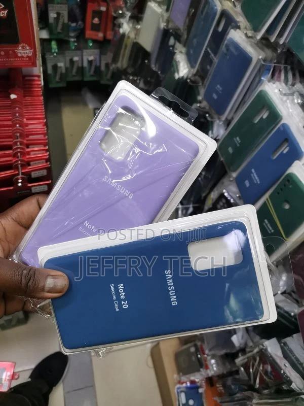 Samsung Galaxy Note 20 Soft Silicone Case - Midnight Blue - thumbnail 3