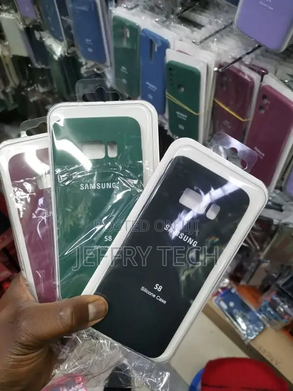 Samsung S8 Silicone Cover, Green