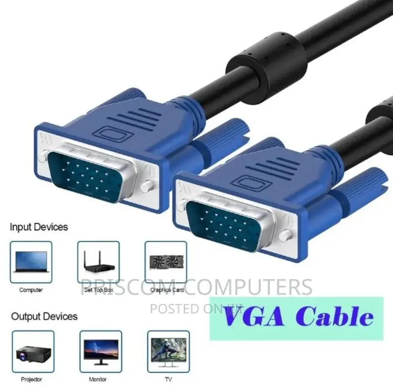 1080P Male VGA to VGA Cable Computer 1.5M, 3M, 5M, 10M, 20M