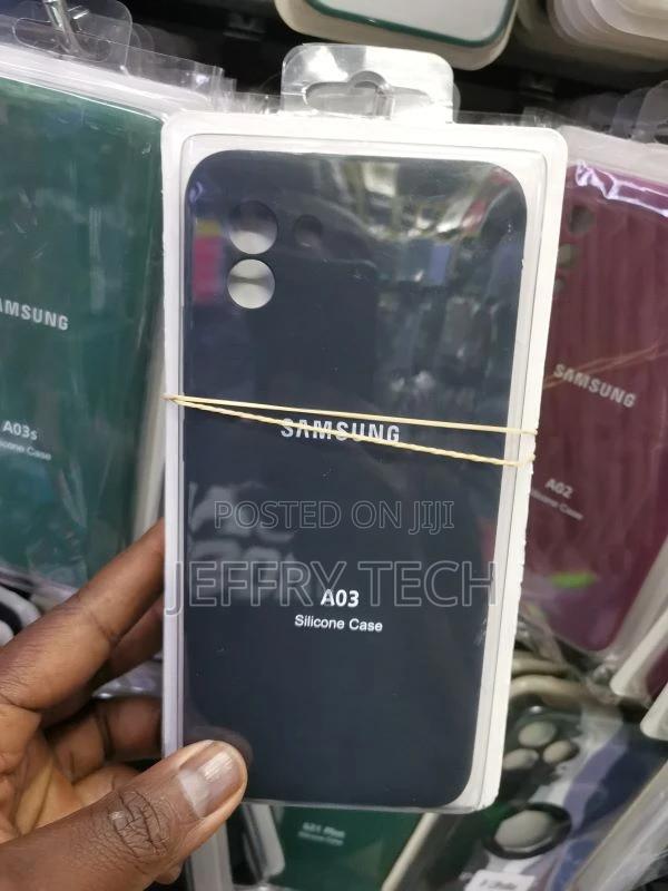 Samsung Galaxy A03 Core Silicone Phone Case(Green) - main view