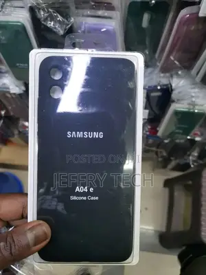 Silicone Case for Samsung Galaxy A04E Black