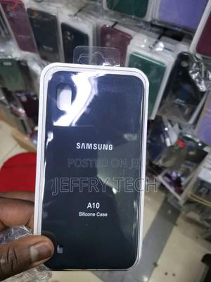 Candy Soft Silicone Phone Case for Samsung Galaxy A10 Black - thumbnail 2