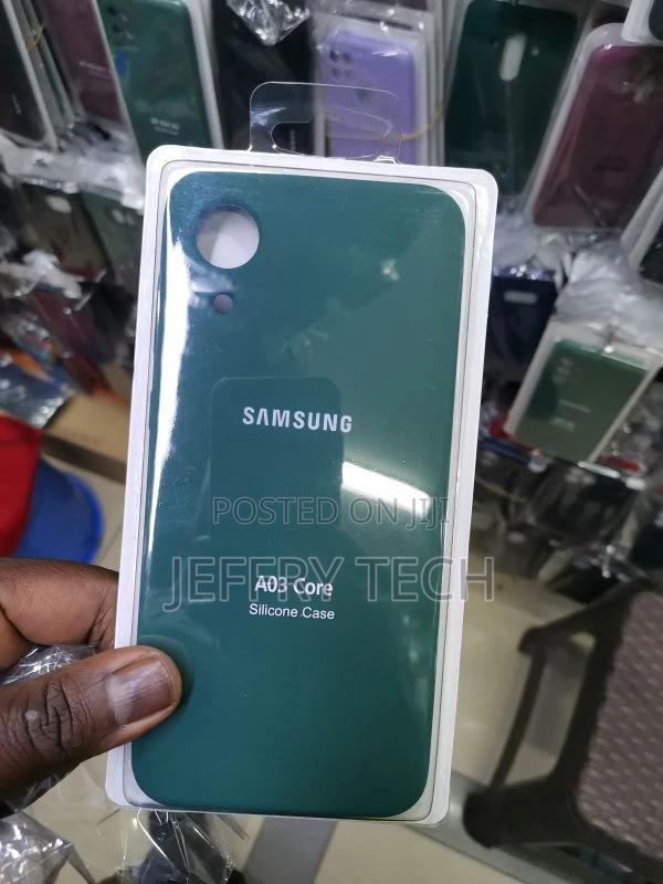 Samsung Galaxy A03 Core Pure Color Liquid Silicone Phone Cas