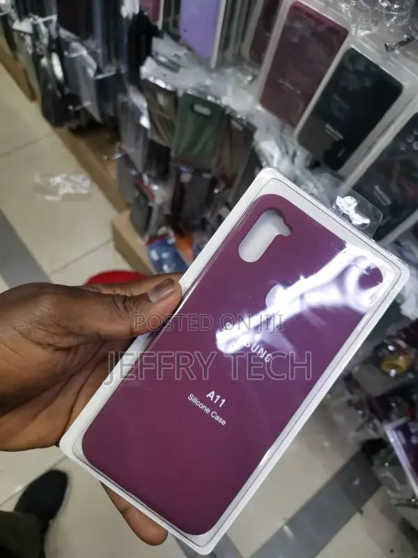 Silicone Case With Soft Touch for Samsung A11 Red
