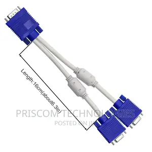 VGA Splitter Cable, 1 VGA INPUT 2 VGA Output, 1 X 2 VGA CABL
