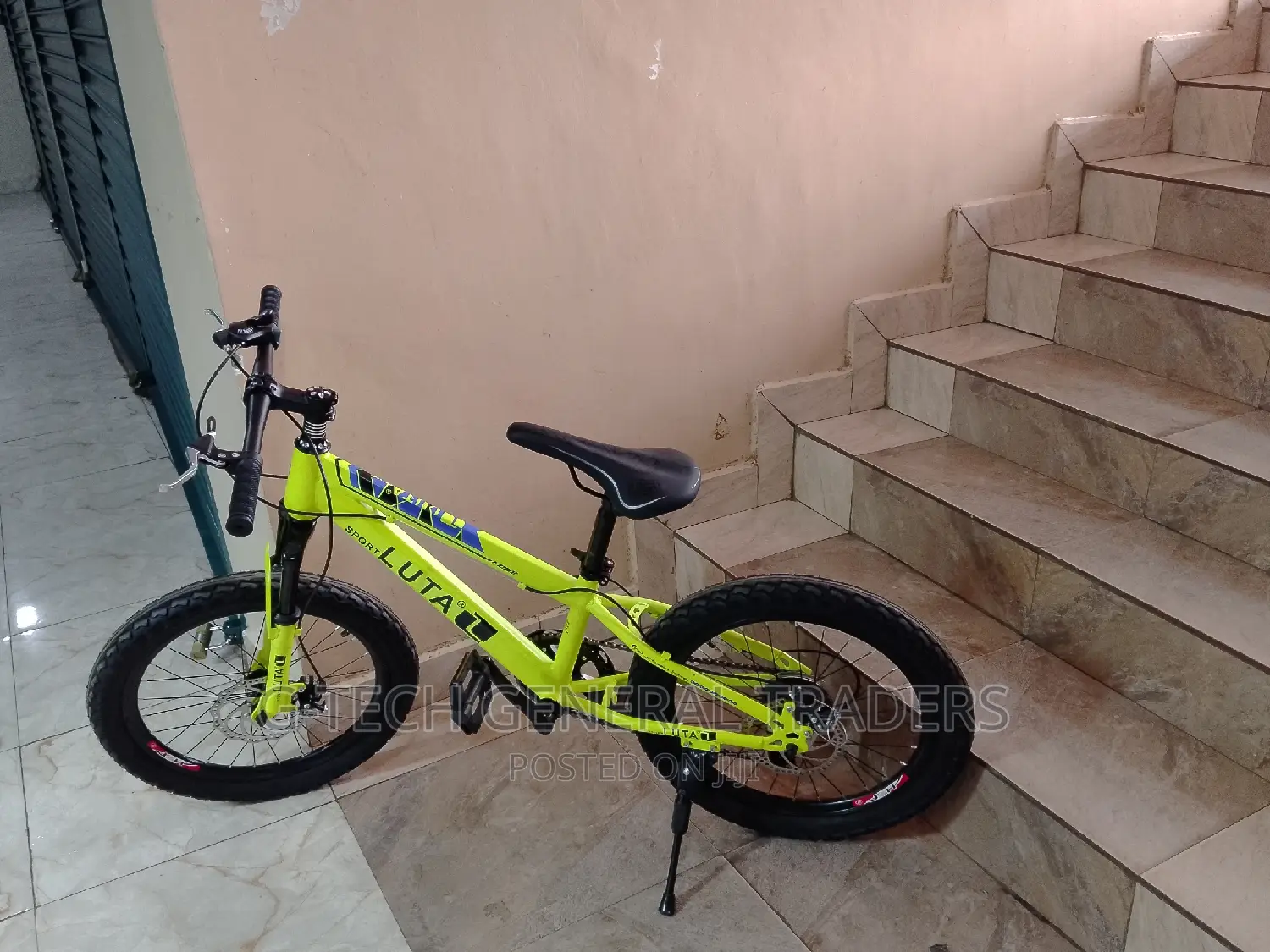Luta Size 20 Light Green Kid's Bike for Ages 7-13yrs