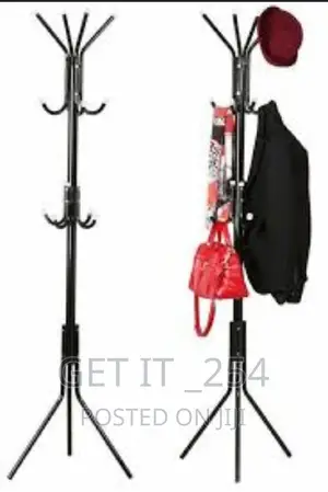 170cm High Metallic Coat Or Bags Hanger Stand
