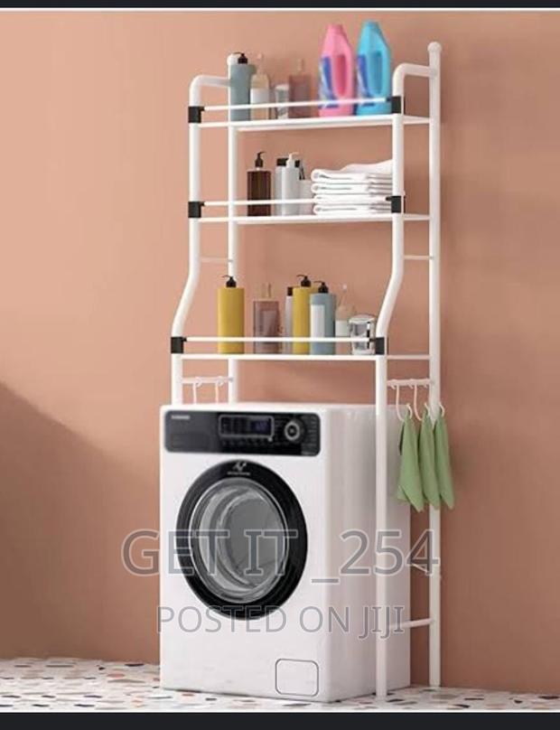 Detachable Metallic 3 Layer Over the Toilet Rack - thumbnail 2