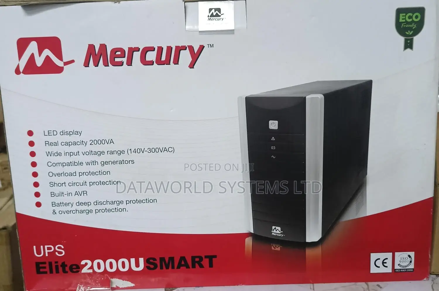 Mercury Elite 2000 Pro 2KVA Offline UPS