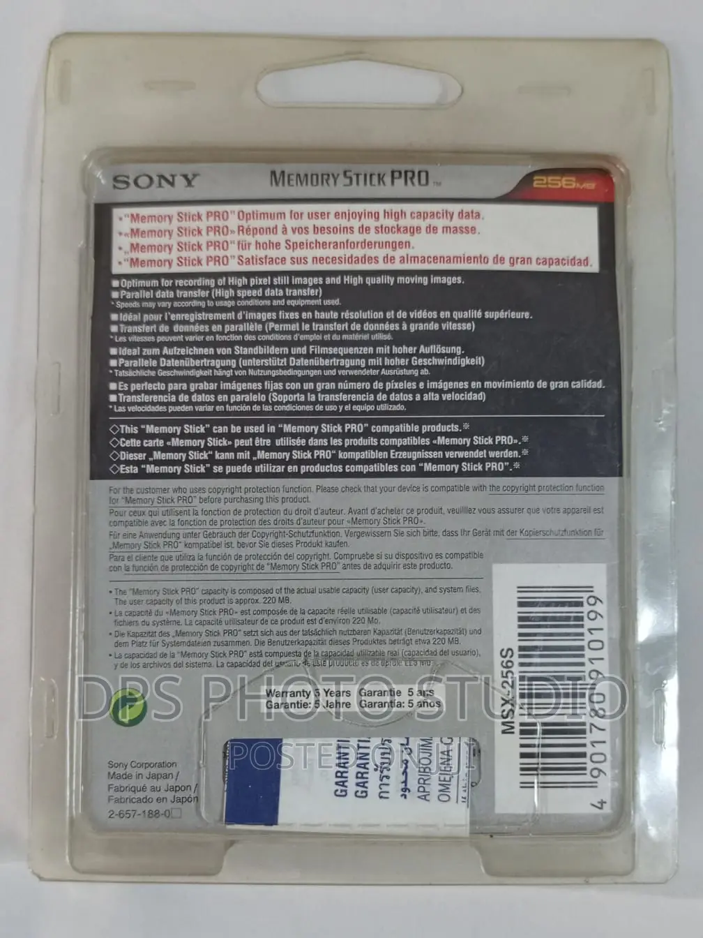 Sony Memory Stick Pro 256MB