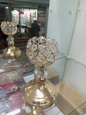 Golden Candle Holder