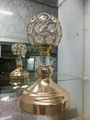 Golden Candle Holder