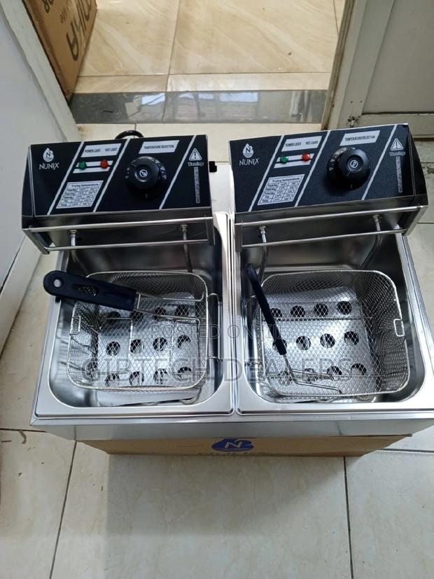 Nunix Double Deep Fryer 12ltrs - main view