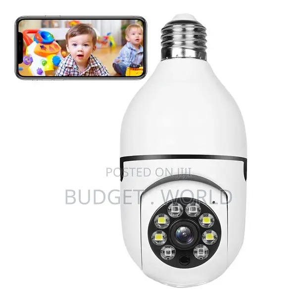 1080P, 360° Panoramic View, Motion Detection, Night Vision