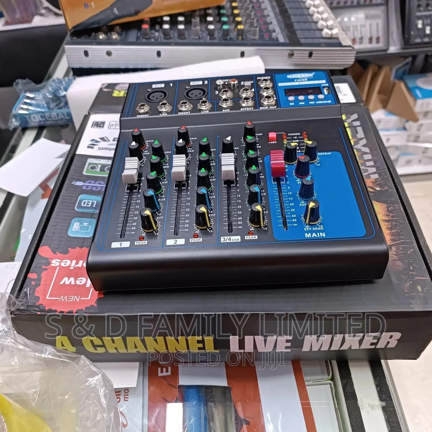 Winford F4 Plain Mixer 4 Channels