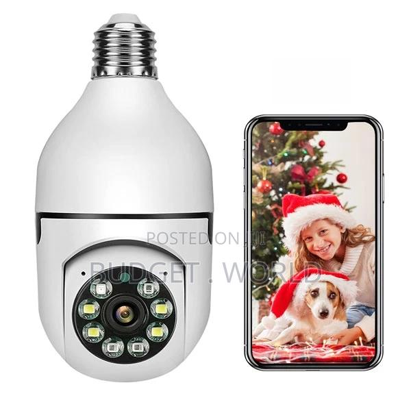 Bulb Security Camera, PTZ Camera With Smart Motion Detection