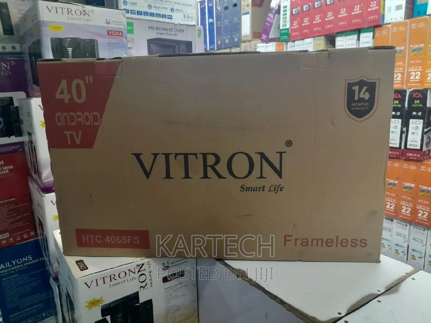Vitron 40" Inch Frameless Smart Android Tv
