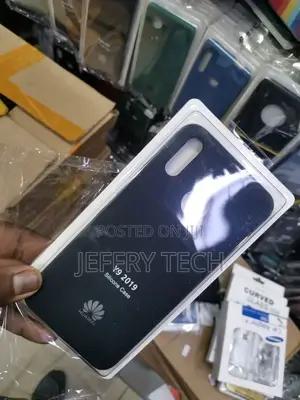 Huawei Y9 2019 Silicone Case Cover Black