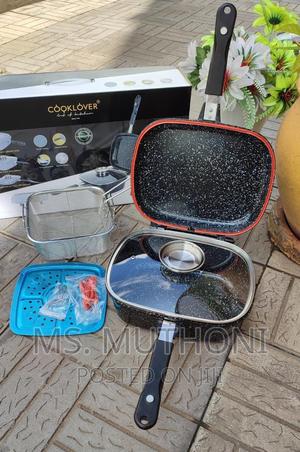 3 in 1 Double Deep Frying Pan 3.6 Litres Double Deep Fryer - thumbnail 2