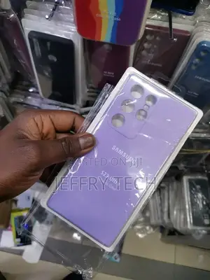 Samsung Silicone Case for Galaxy S23 Ultra - Purple