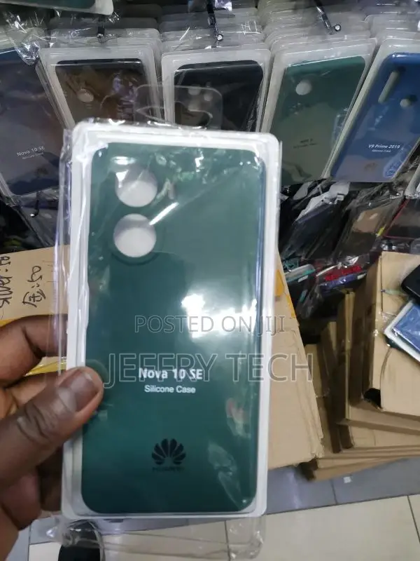 Black TPU Shell Cover for HUAWEI NOVA 10 SE - Silicone Green